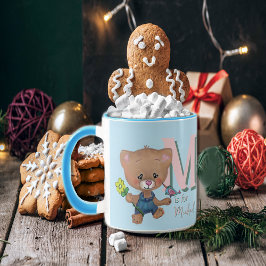 Niedlich Teddy Bear Baby Light Blue Tasse