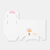 Niedlich Teddy Bear Balloon Babydusche Danke Geschenkschachtel (Ungefaltet)