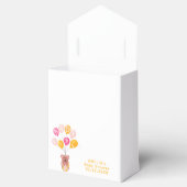 Niedlich Teddy Bear Balloon Babydusche Danke Geschenkschachtel (Geöffnet)