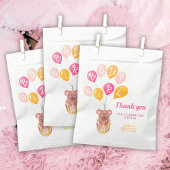 Niedlich Teddy Bear Balloon Babydusche Danke Geschenktütchen