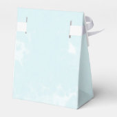 Niedlich Teddy Bear Blue Baby Dusche Vielen Dank Geschenkschachtel (Rückseite)
