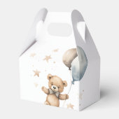 Niedlich Teddy Bear Boy Baby Dusche Vielen Dank fü Geschenkschachtel (Rückseite)
