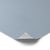 Niedlich Teddy Bear Dusty Blue Custom Baby Duschze Poster (Ecke)