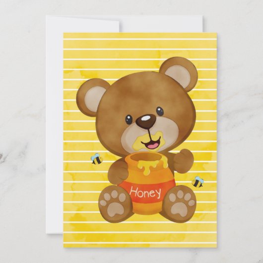 Niedlich Teddy Bear Honey Bumblebee Baby Showroom (Rückseite)