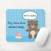 Niedlich Teddy Bear Kids Funny Joke Mousepad (Mit Mouse)