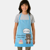 Niedlich Teddy Bear Kids Funny Joke Schürze (Insitu)