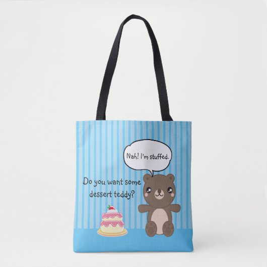 Niedlich Teddy Bear Kids Funny Joke Tasche (Vorderseite)