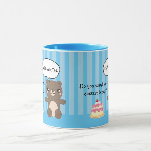 Niedlich Teddy Bear Kids Funny Joke Tasse (Zentrum)