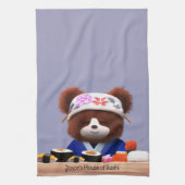 Niedlich Teddy Bear Sushi Koch Geschirrtuch (Vertikal)