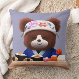 Niedlich Teddy Bear Sushi Koch Kissen