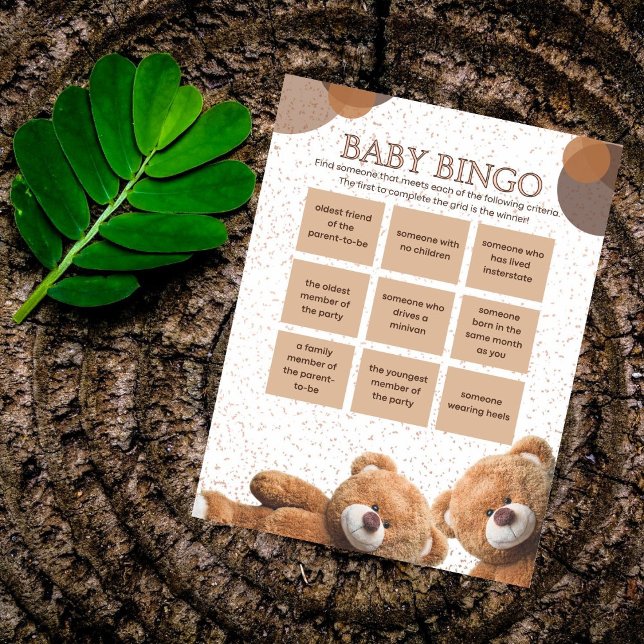 Niedlich Teddy Bear Twin Baby Showroom Bingo Game (Von Creator hochgeladen)