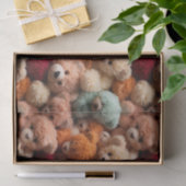 Niedlich Teddy Bears Crush | Neutrales Neugeborene Seidenpapier (Geschenk)