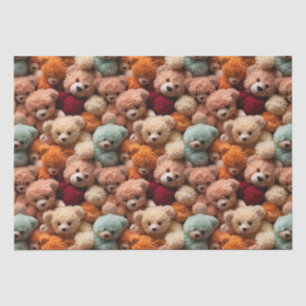 Niedlich Teddy Bears Crush Neutrales Neugeborene Seidenpapier