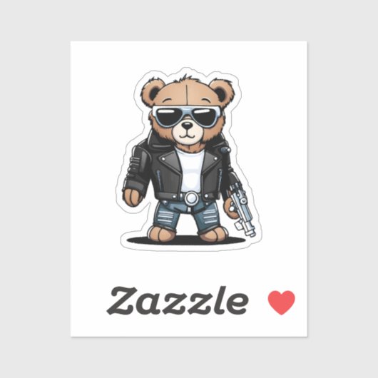Niedlich Teddy Memes Aufkleber (Blatt)