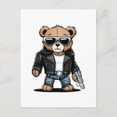 Niedlich Teddy Memes Begleitkarte (Rückseite)