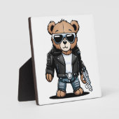 Niedlich Teddy Memes Fotoplatte (Vorderseite)