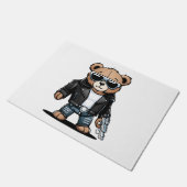 Niedlich Teddy Memes Fußmatte (Schrägansicht)
