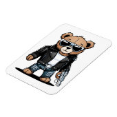 Niedlich Teddy Memes Magnet (Linke Seite)