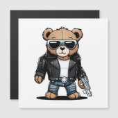 Niedlich Teddy Memes Magnetkarte (Vorne/Hinten)
