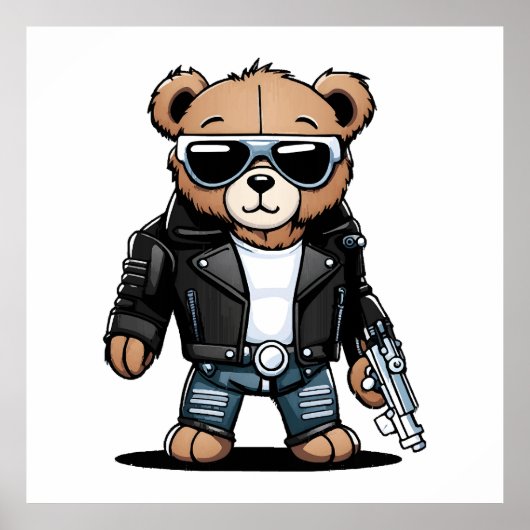 Niedlich Teddy Memes Poster (Vorne)