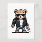 Niedlich Teddy Memes Postkarte (Vorderseite)