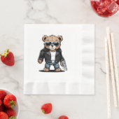 Niedlich Teddy Memes Serviette (Beispiel)