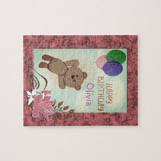 Niedlich, Teddybär Puzzle (Horizontal)