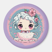 Niedlich Tee Cup Doll Magnet (Vorne)