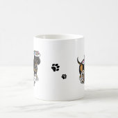 Niedlich Tee-Party-Dackel (schwarz & tan) Hübscher Kaffeetasse (Mittel)