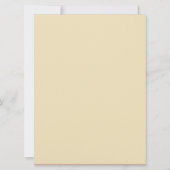 Niedlich Tee Party Einladung Beige Polka Dot Teapo (Rückseite)