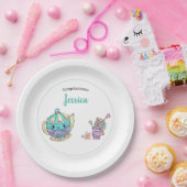 Niedlich Tee-Time Baby-Dusche Pappteller (Party)