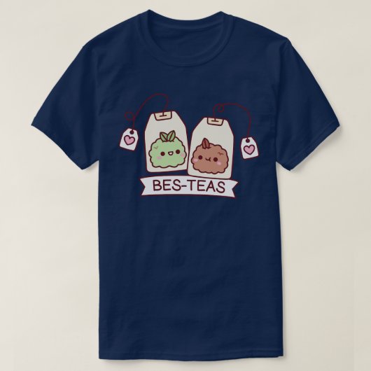 Niedlich Teebeutel Tee Blätter Bes Teas Besties (Design vorne)