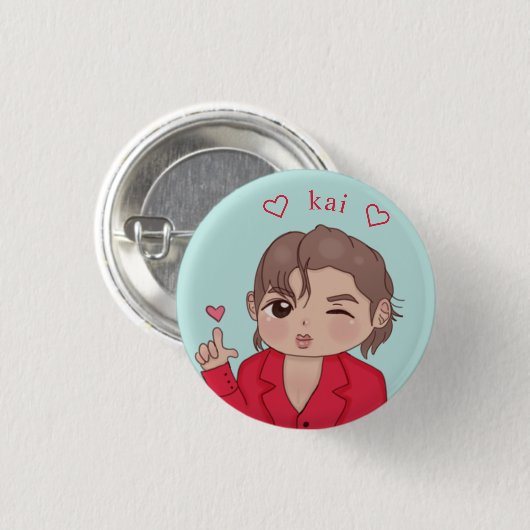 Niedlich Teen Kpop Button (Vorne & Hinten)