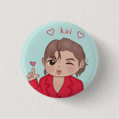Niedlich Teen Kpop Button (Vorderseite)