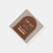 Niedlich Terracotta Mexican Cielito Lindo Baby Dus Serviette (Ecke)