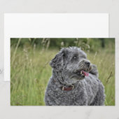 Niedlich Terrier Dog Briefpapier (Vorne/Hinten)