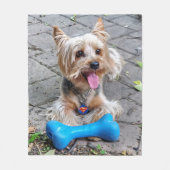 Niedlich Terrier Fleecedecke (Vorderseite)