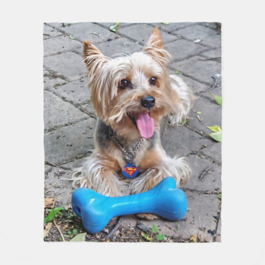 Niedlich Terrier Fleecedecke (Vorderseite)