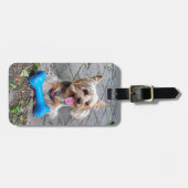 Niedlich Terrier Gepäckanhänger (Vorderseite horizontal)