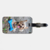 Niedlich Terrier Gepäckanhänger (Rückseite horizontal)