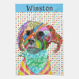 Niedlich Terrier Mixed Brettküche Handtuch