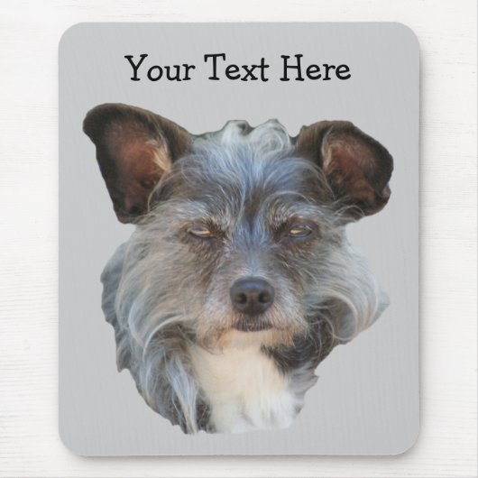 Niedlich Terrier Mixed Rasse Mutt Dog Mousepad (Vorne)