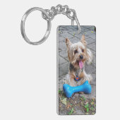 Niedlich Terrier Schlüsselanhänger (Vorderseite links)