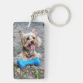 Niedlich Terrier Schlüsselanhänger (Rückseite)