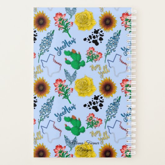 Niedlich Texas Musterplaner Planer (Rückseite)