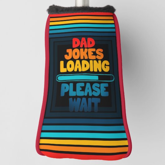 Niedlich Text Design Vater Join Loading Bitte wart Golf Headcover (Rotieren 90)