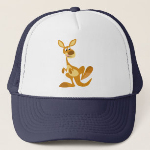 Niedlich Thumping Cartoon Kangaroo Hat Truckerkappe