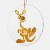 Niedlich Thumping Cartoon Kangaroo Ornament (Links)