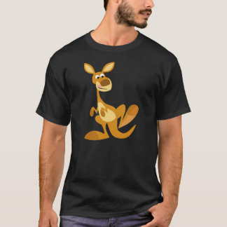 Niedlich Thumping Cartoon Kangaroo T - Shirt