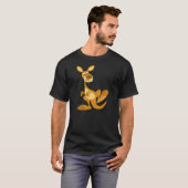 Niedlich Thumping Cartoon Kangaroo T - Shirt (Vorne ganz)